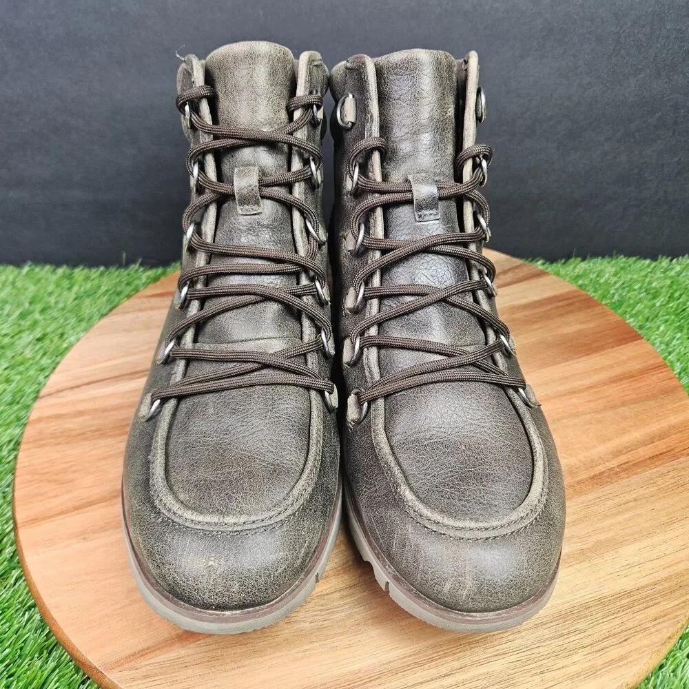 Sorel Harlow NL3339-245 Brown Leather Ankle Hiking Boots Size Womens 8 Lace Up - Picture 6 of 13